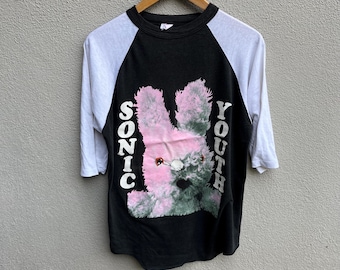 RARE Vintage 1992 SONIC YOUTH Gracias Tshirt, Art by Mike Kelley