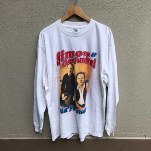 Vintage SIMON and GARFUNKEL band tee world tour tee / rock / longsleeves / Extra Large
