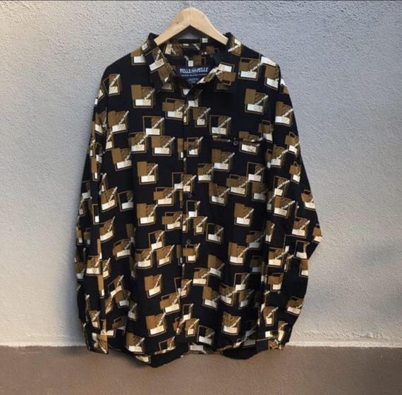 Vintage PELLE PELLE Marc Buchanan Shirt Hip Hop / Rap Style / 90s