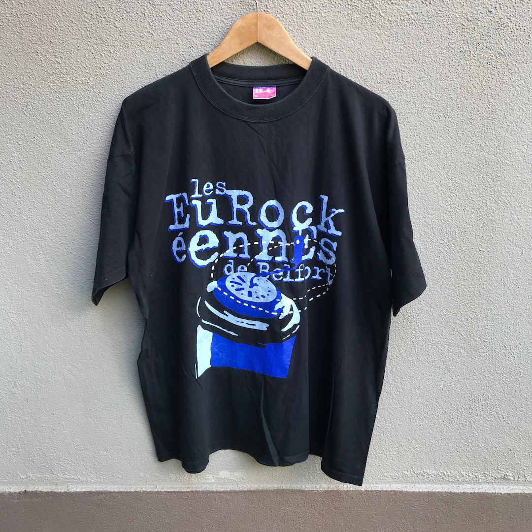Vintage LES EUROCKEENNES De Belfort Music Festival Tee Suede