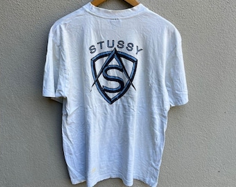 Vintage 90s STUSSY Usa Stusnics Tee / Parody Technics / Extra