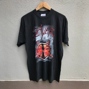 Vintage SLAYER Band-T-Shirt / Metallring / Extra Large