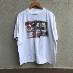 Vintage 90er Jahre ALANIS MORISSETTE Tee - Rock Sängerin