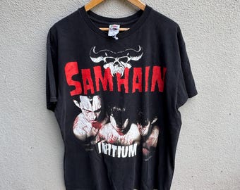 Vintage 90s SAMHAIN band  tee / horror punk / gothic / misfits / vintage band / Extra Large