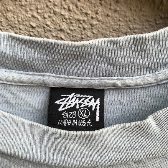 Vintage 80s STUSSY Usa Tee Biglogo Old Logo - Etsy Vintage 80s STUSSY Usa Tee Biglogo Old Logo - Etsy