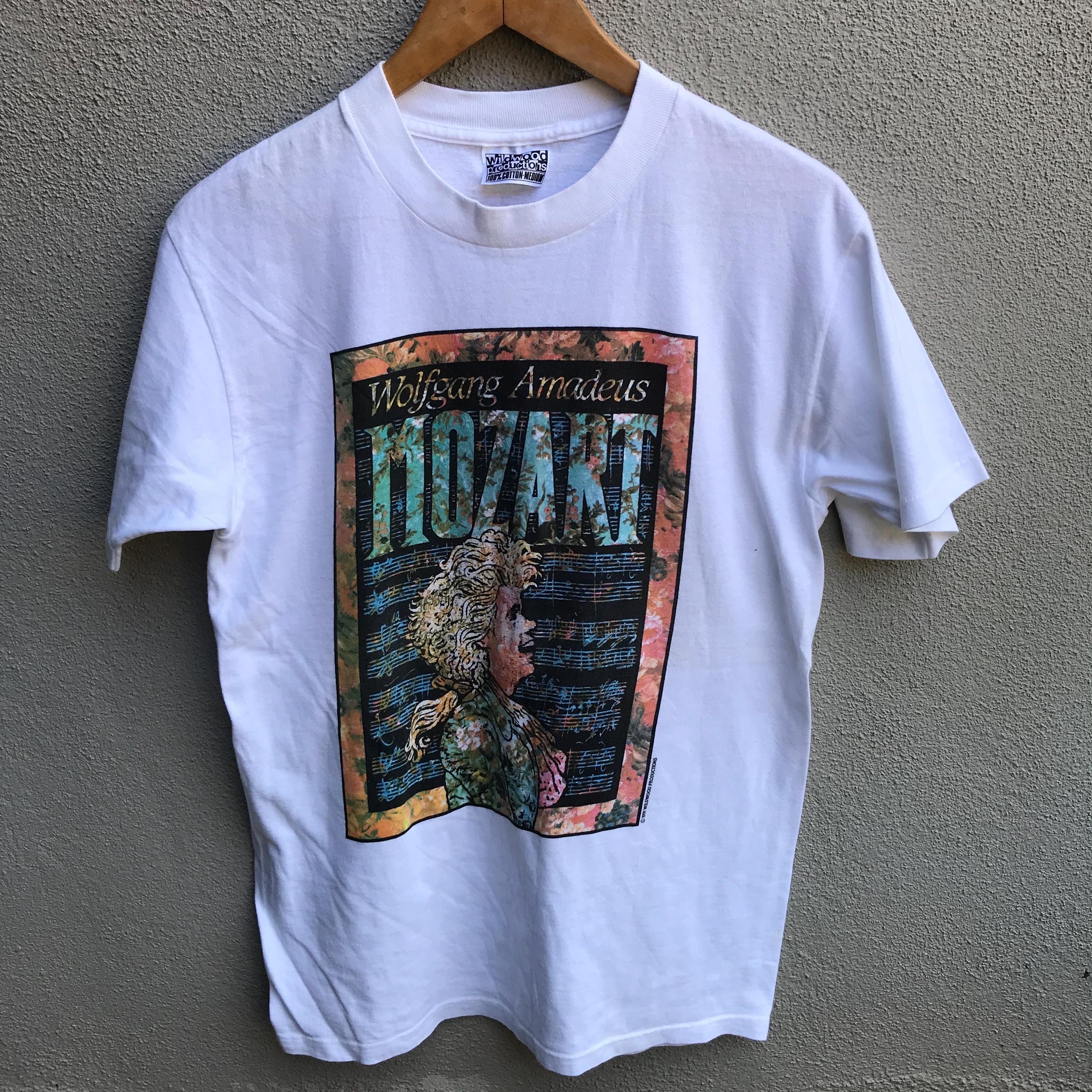 Vintage 90s MOZART Art Graphic Tee / Musician / Photo Art - Etsy