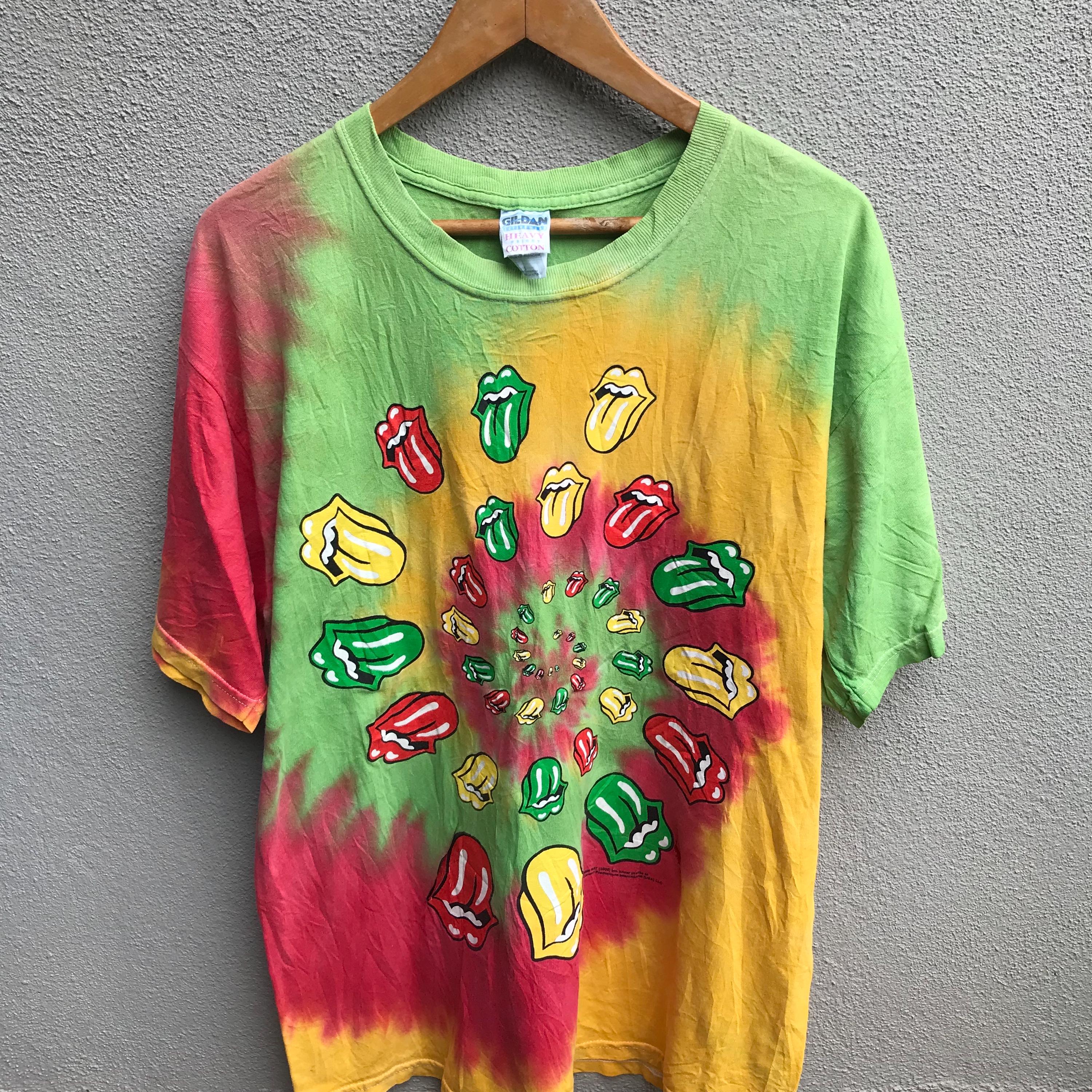 ヴィンテージ ROLLING STONES バンド Tシャツ タイダイ / ロックバンド
