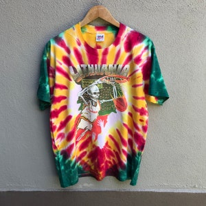 Vintage rare 90s LITHUANIA basketball tie dye tee / grateful dead / Extra Large