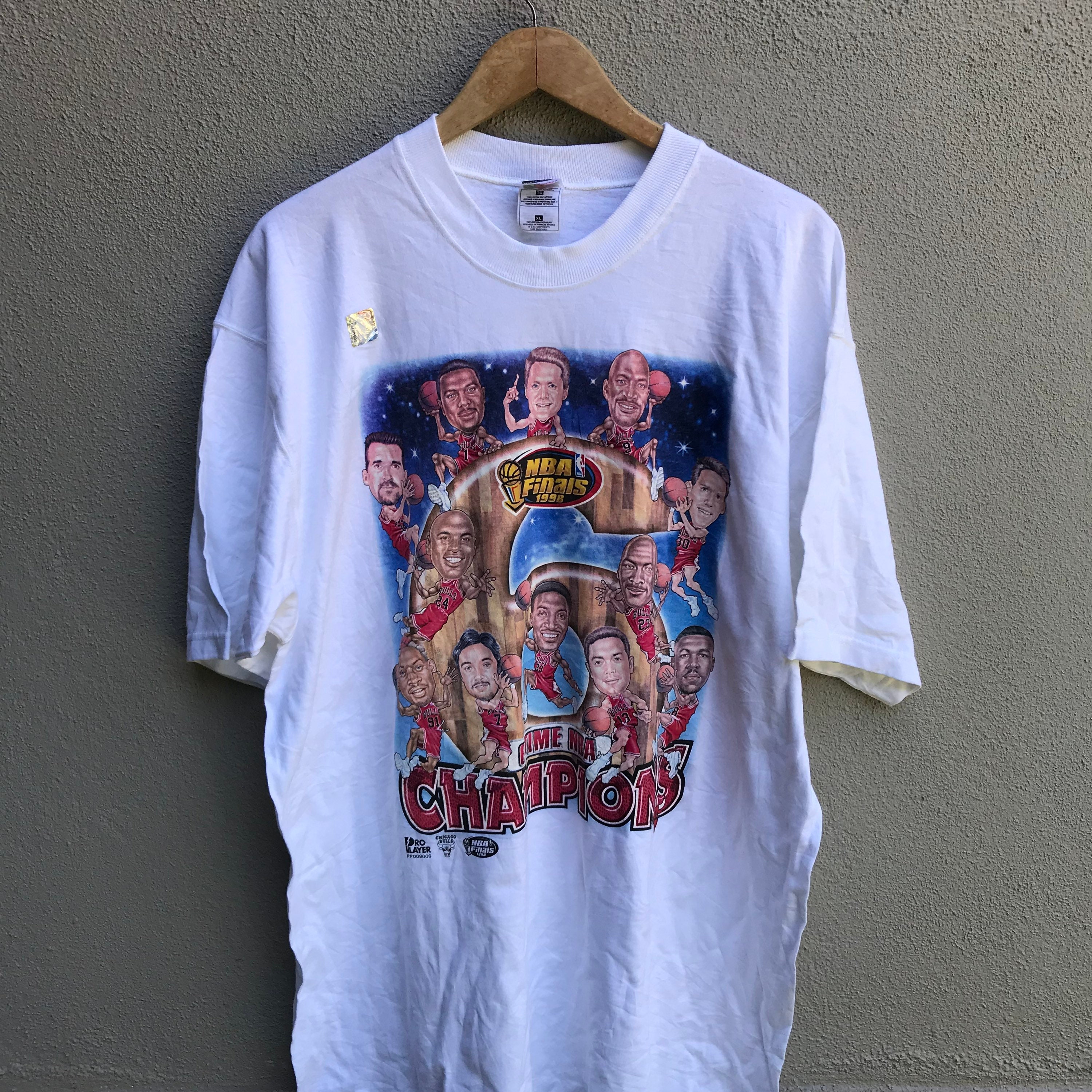 90sビンテージシカゴ・ブルズ 1992 NBAファイナル Tシャツ XL ヴィンテージ 90 年代 シカゴ ブルズ NBA ファイナル