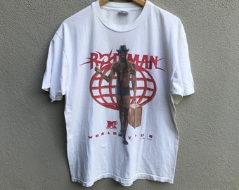 MTV denis rodman1997 world tour デカバッジ　レア 楽天市場】90's Dennis Rodman デニスロッドマン MTV WORLD TOUR