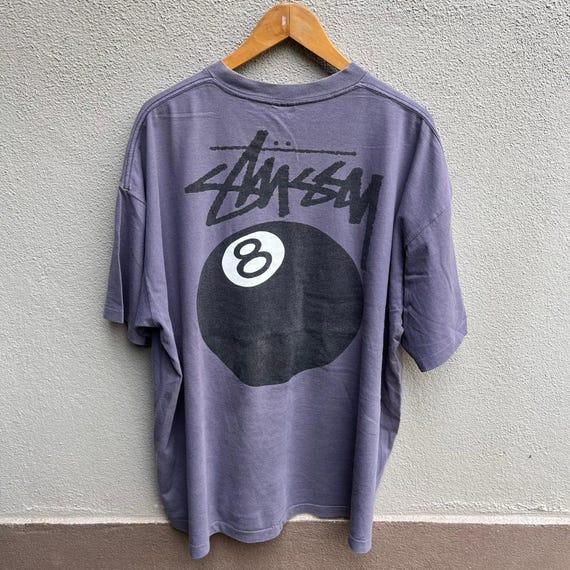 Vintage Rare 80s STUSSY Usa 8 Ball Tee / Streetwear / Old Stussy