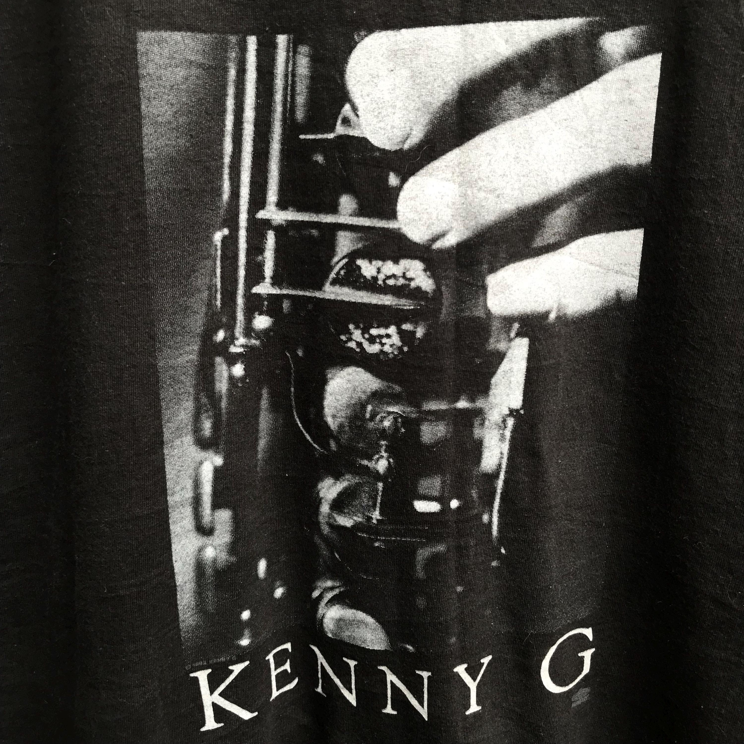 Vintage 90s KENNY G Jazz Tee Blue Note / John Coltrane / Billie 