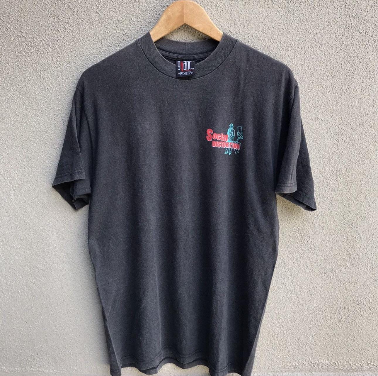 ヴィンテージ 90年代 SOCIAL DISTORTION バンドTシャツ パンクロック 