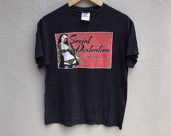 Bad Religion 1993 Tour T-shirt Long Sleeve Thrashed Tee Punk Band