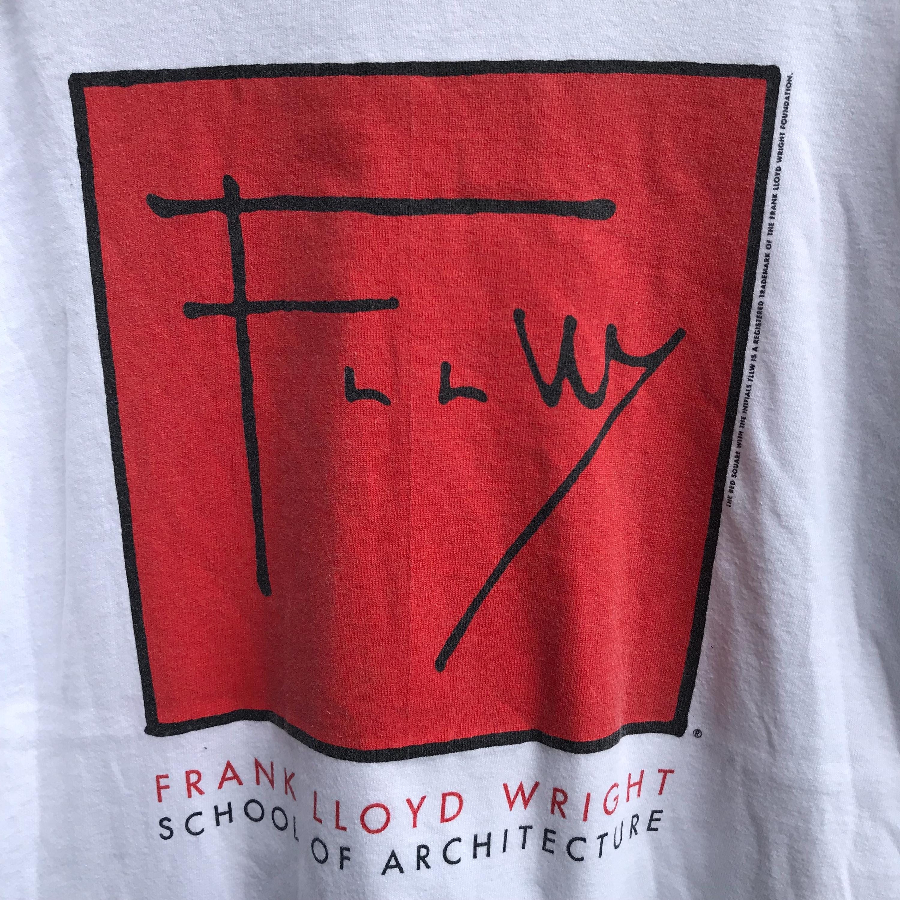 Vintage 90s FRANK LLOYD WRIGHT Art Tee / Architecture / Graphic 