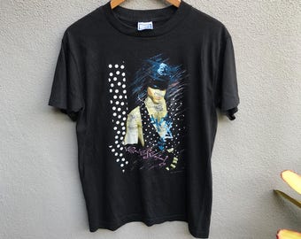 Vintage 80s PRINCE pop singer tee / lovesexy promo / paperthin