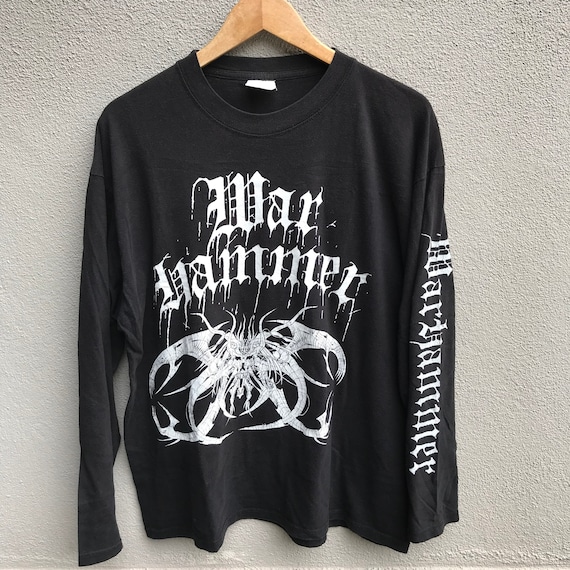 ヴィンテージ 90年代 WAR HAMMER バンドTシャツ ヘビーメタル / 長袖 