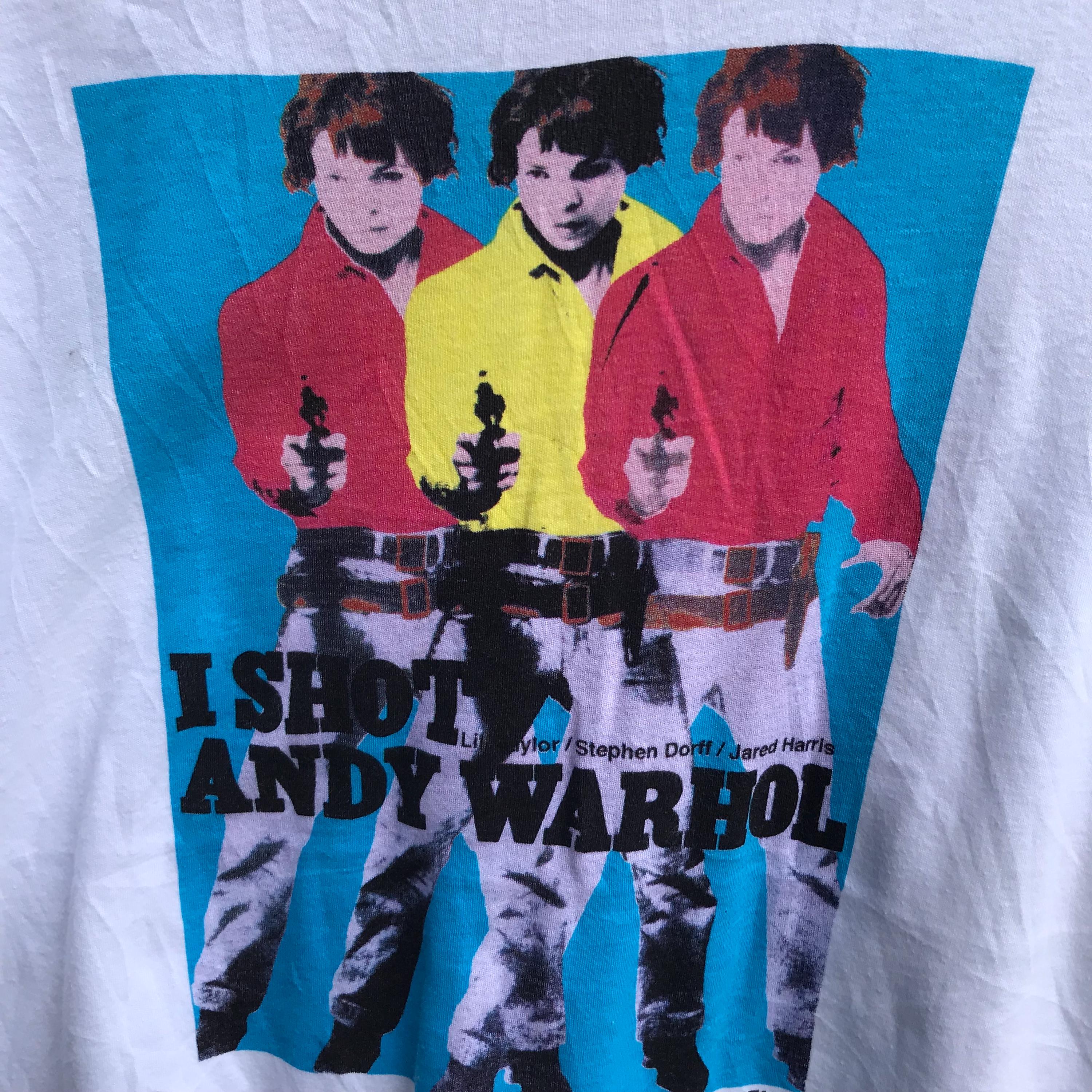 ヴィンテージ レア I Shot ANDY WARHOL 映画 Tシャツ / ポップアート 