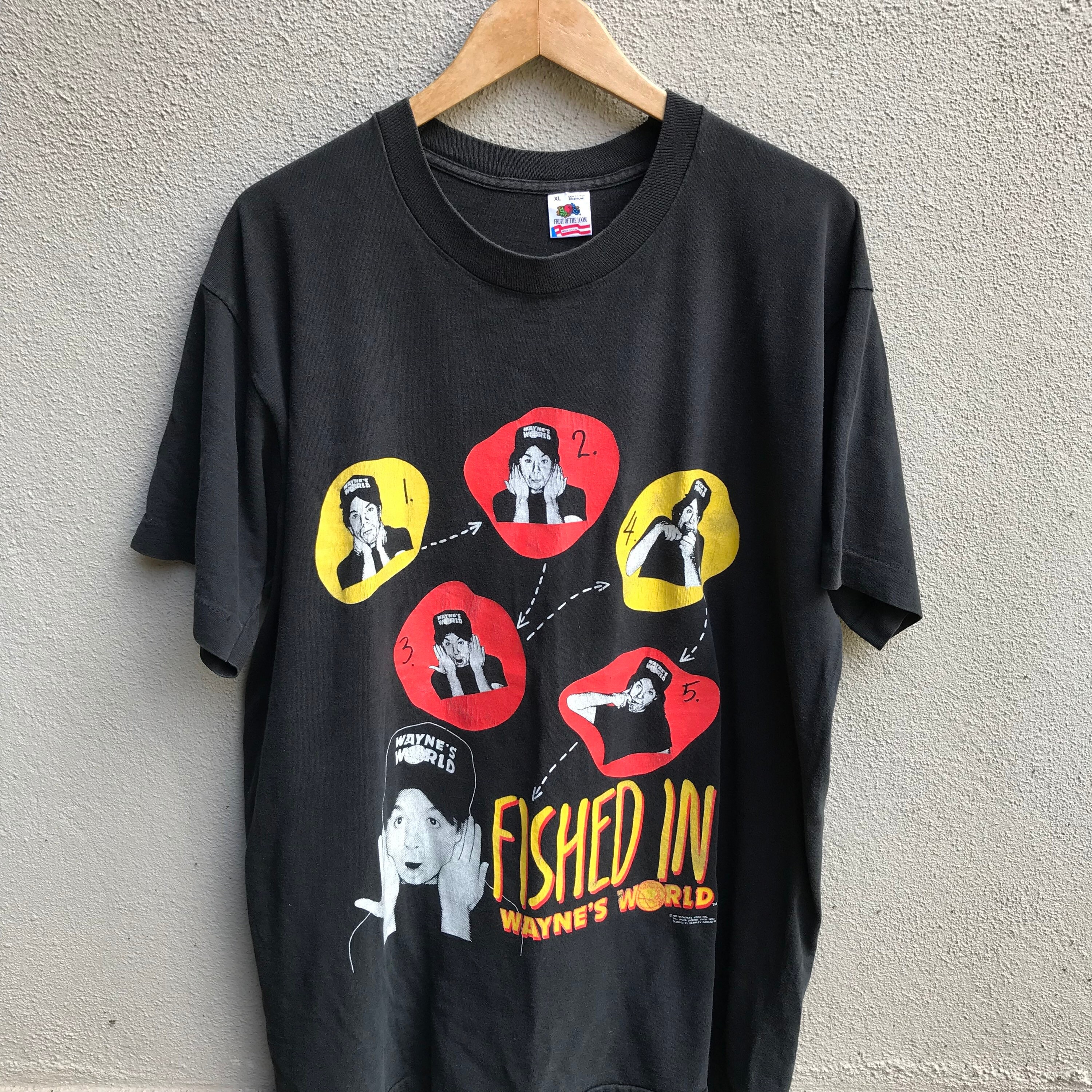 Vintage 90s WAYNES WORLD Mtv Tee / Headbangers Ball / Rock Shirt 