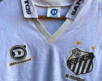 Vintage 90s SANTOS FC Club Brazil Jersey Football - Etsy