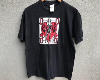 Vintage ARCHAIC SMILE art tee / goth grunge / vintage artwork / photo art