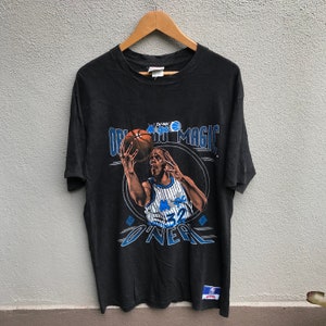 Vintage 90s SHAQ ONEAL orlando magic tee / NBA / basketball legend / Large
