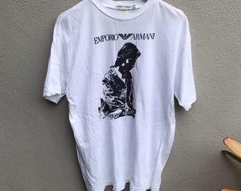 Vintage 90s Vintage Armani Exchange T Shirt Armani Big Logo