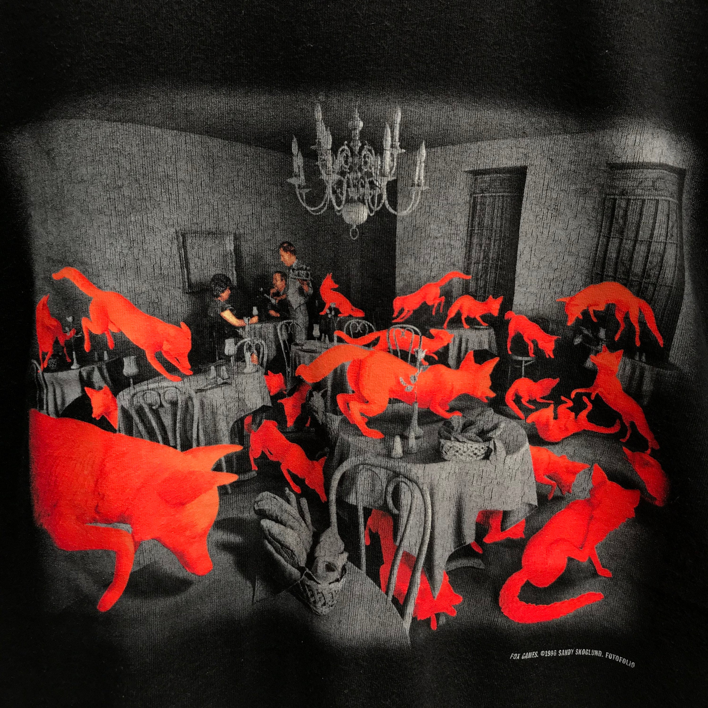 ヴィンテージ90年代サンディ・スコグランドのアートTシャツ／フォト 