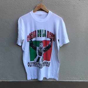Vintage 90s DE LA HOYA champion tee mexico