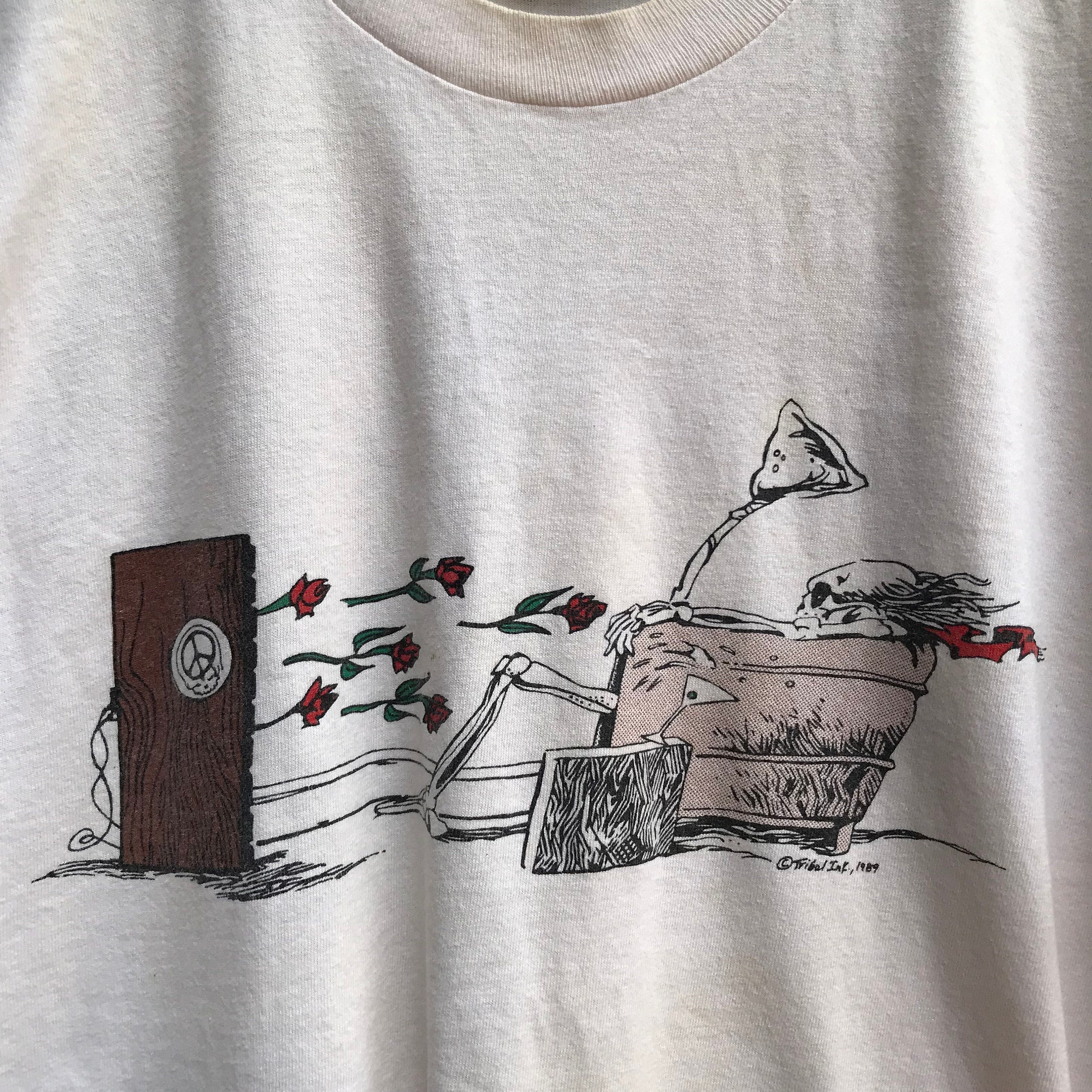 90s Grateful Dead グレイトフル・デッドTシャツ⭐︎maxell Vintage Rare 90s GRATEFUL DEAD Band Tee Maxell Parody / Deadhead