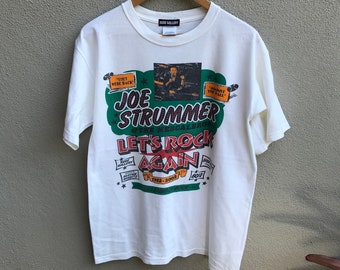 Vintage JOE STRUMMER band tee punk the clash