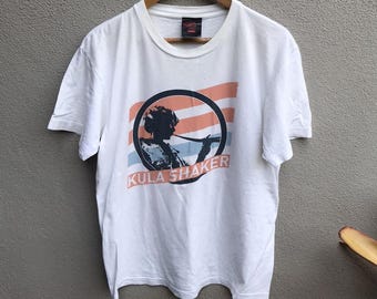 Camiseta vintage de la banda KULA SHAKER de los años 2000 / banda indie / britpop / banda vintage / camiseta de banda