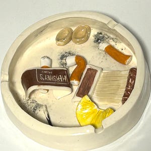 Ceramic decorative ashtray (art piece)