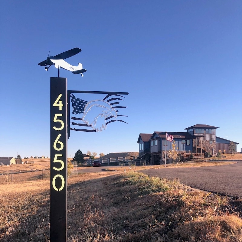 Steel Address Sign - Etsy
