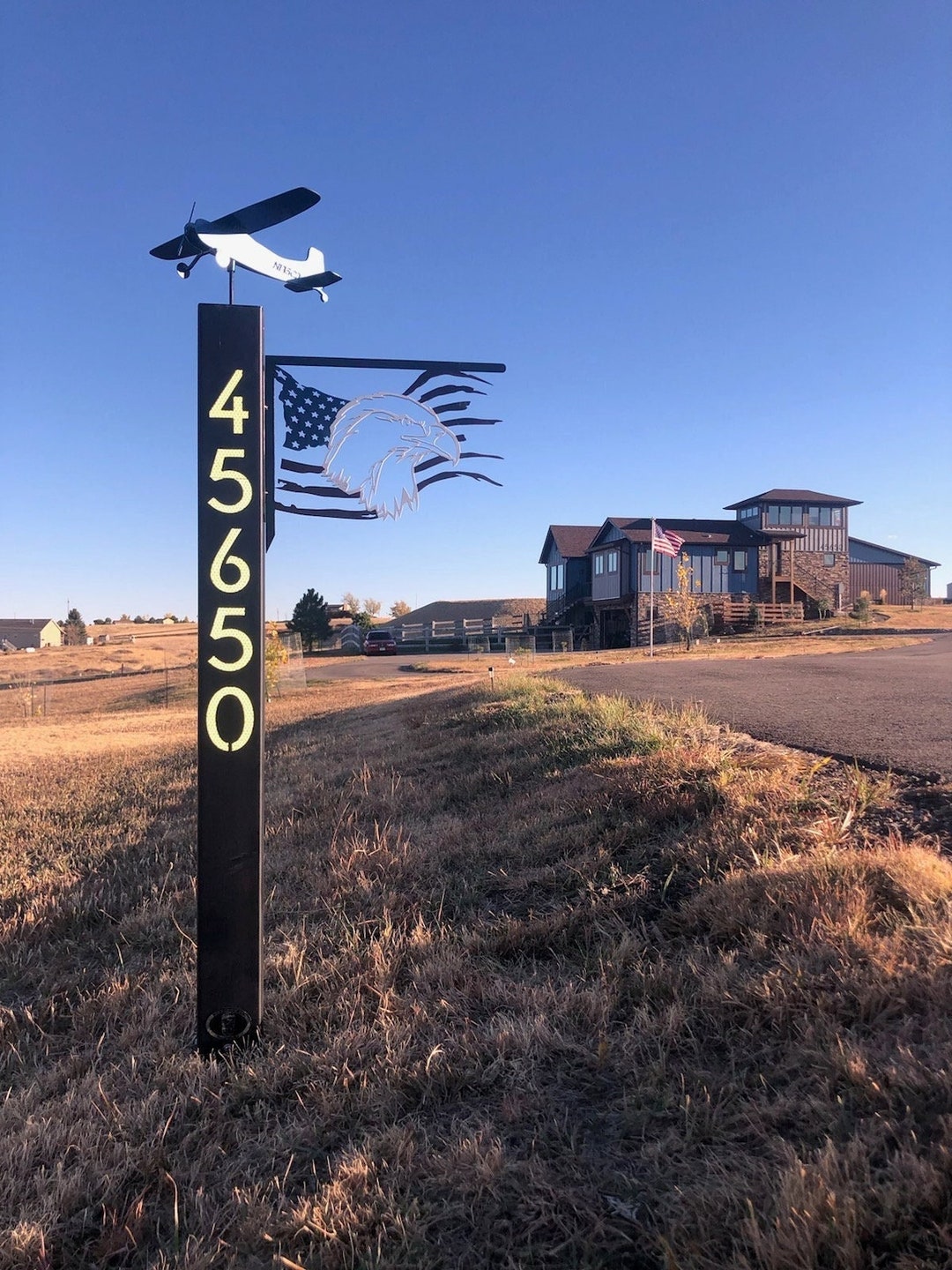 Steel Address Post - Etsy