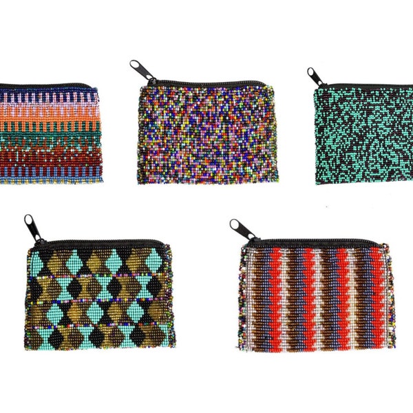 Beaded Coin Purses Handmade in Guatemala