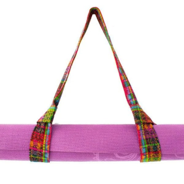 Guatemalan Yoga Mat Strap, Yoga Mat Carrier