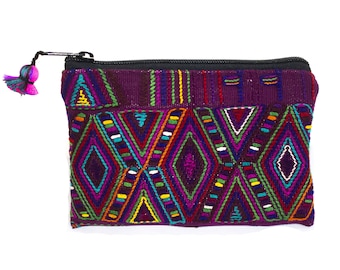 Zippered Bag Medium Handmade with Guatemalan Textiles
