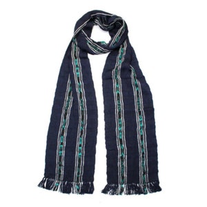 Dream Unisex Scarf; Handwoven in Guatemala Scarf; Blue Scarf