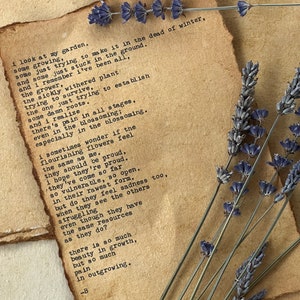 Typewriter Poetry - Vintage Poetry CUSTOM ORDERS