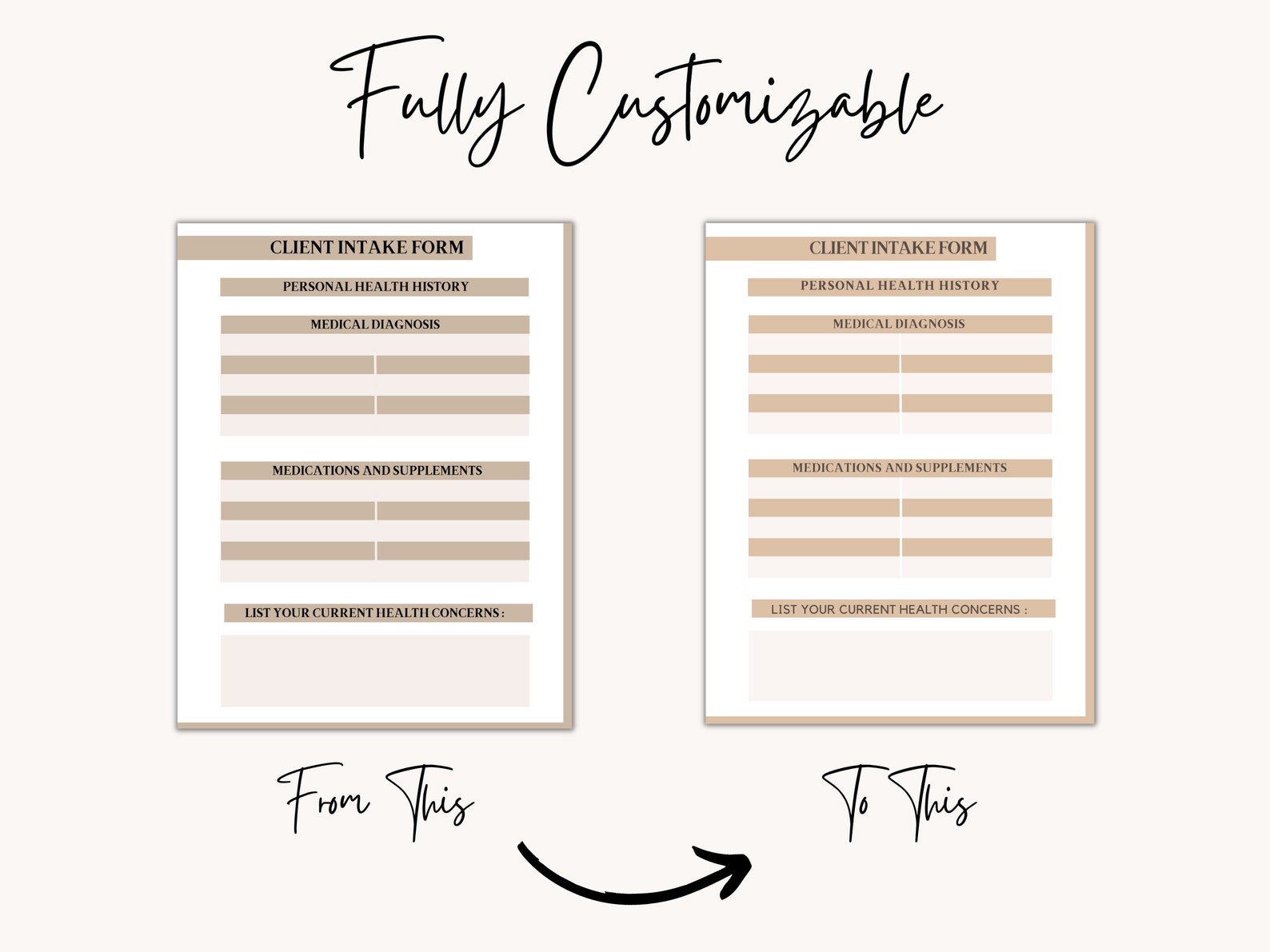 PLR Coaching Intake Forms, Coach Worksheets, Commercial Consultation ...