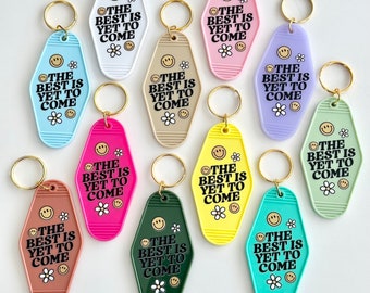 FOTAP Vintage Motel Keychain The Geat Nothen Hotel Jewely