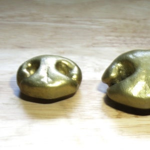 Gold / Silver Dog Nose Magnet Handmade Dog Decor