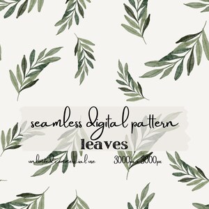 Seamless Pattern Leaves