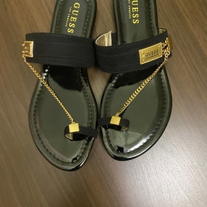 GUESS Landen Chain Sandals 8 M Etsy
