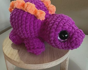 Stegosaurus-haakpatroon: beginnersvriendelijke dinosaurus (pdf-patroon)