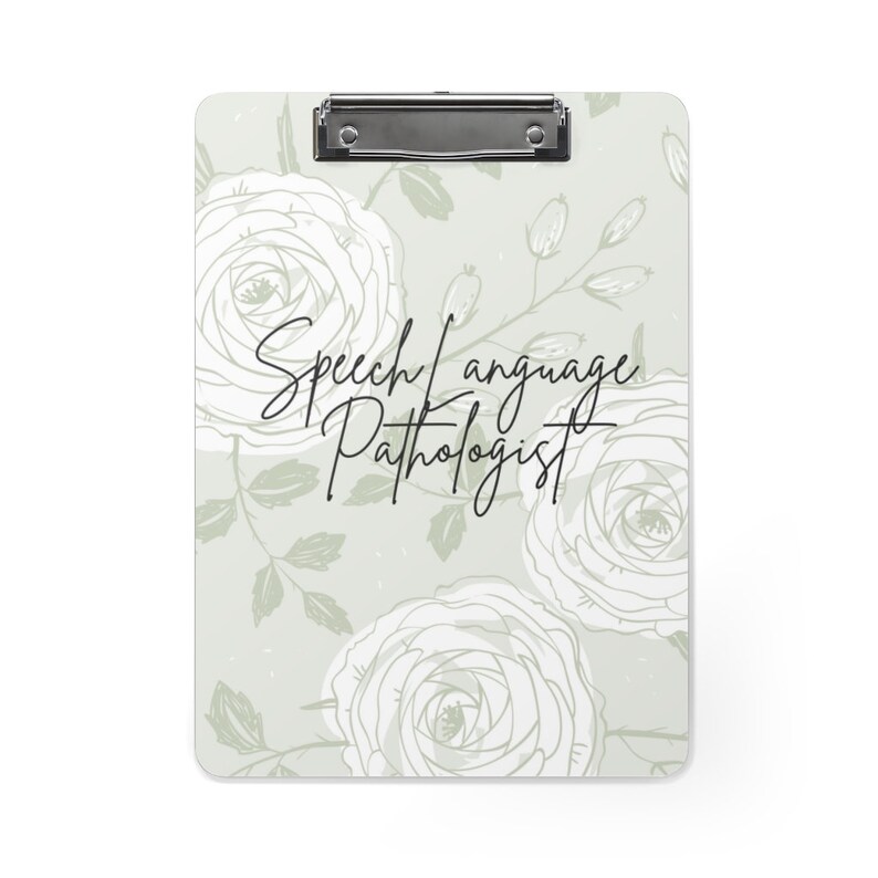 Clipboard for speech language pathologist clipboard for SLP image 2