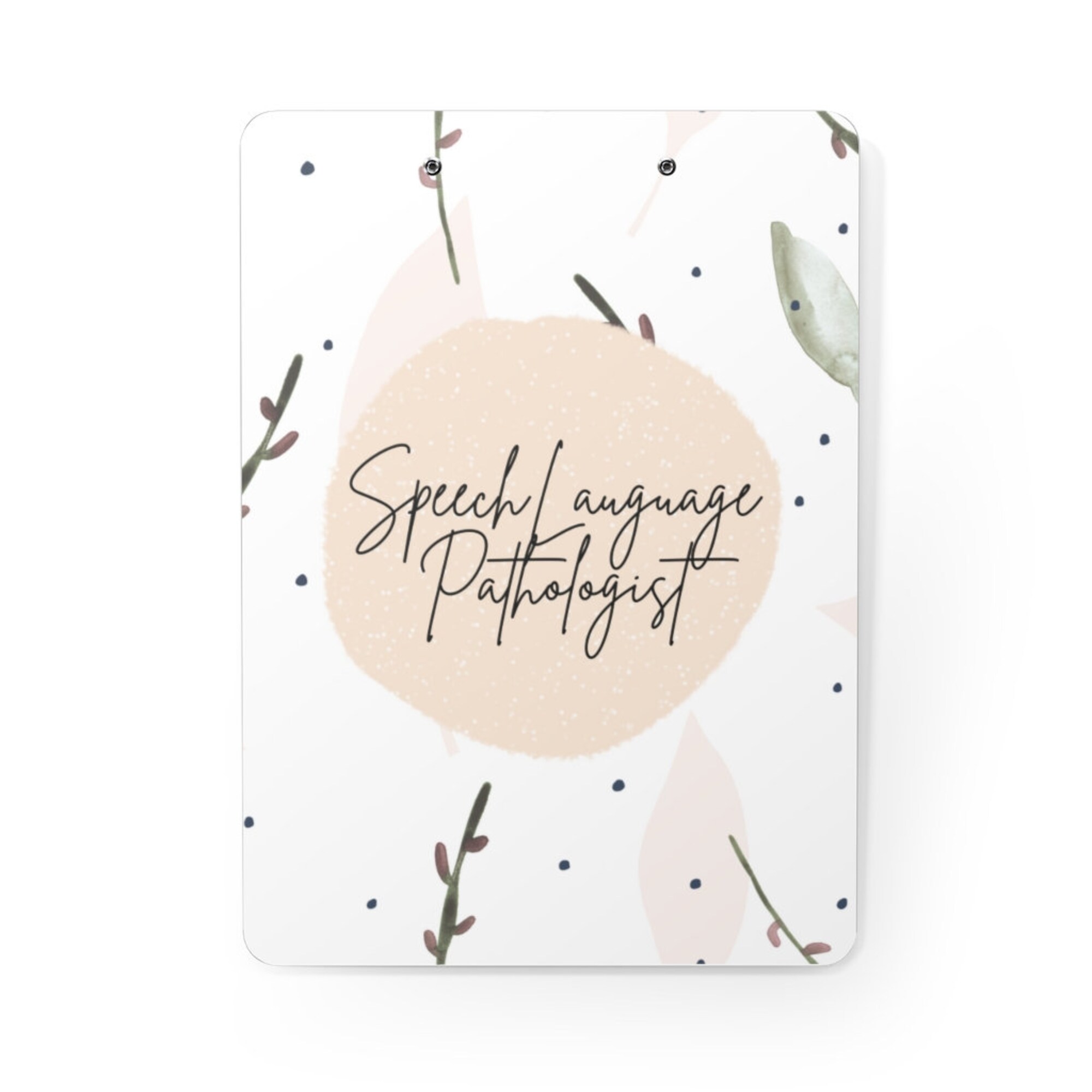 Clipboard for SLP, Speech language pathologist clipboard