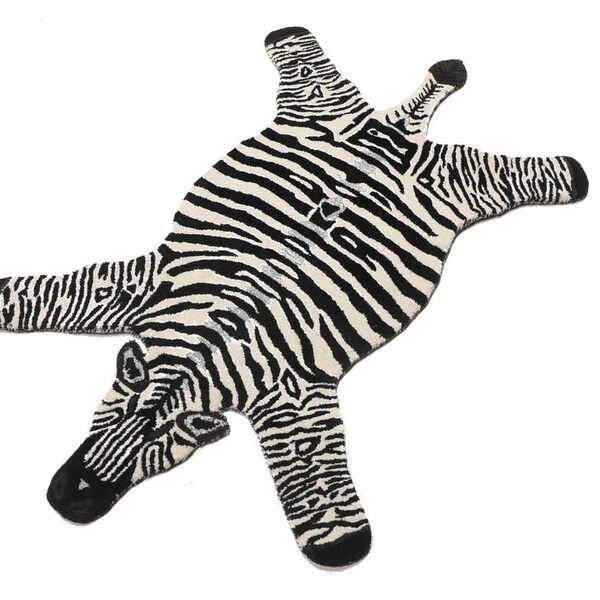 Zebra Rug Etsy