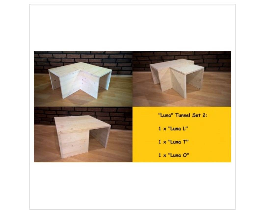 SET 2: luna Tunnel System for Dwarf Rabbits and Normal-sized Rabbits - Etsy